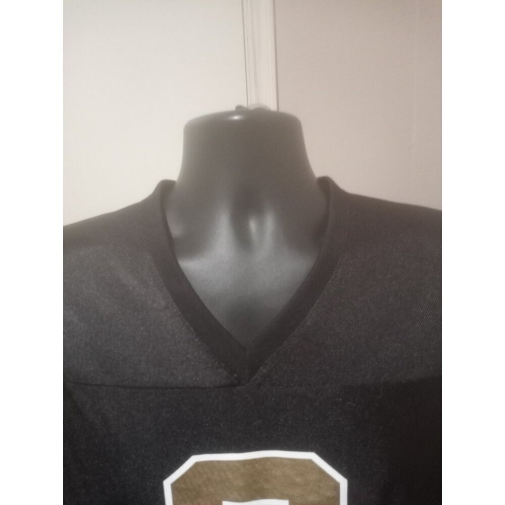 New Orleans Saints Drew Brees #9 Black Jersey Womens Large L Team Apparel - Picture 2 of 10